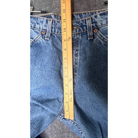 Vintage Levis 565 Orange Tab Mens 32x29 USA Loose Wide Leg Jeans Tag 32x30 - Picture 6 of 15